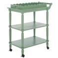 thumbnail image 6 of SAFAVIEH Haven 3-Tier Wood Kitchen Serving Cart, Sage Green, 6 of 16