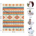 thumbnail image 4 of Colorful Geometric Striped Pattern Blanket,Comfortable Soft Flannel Throw Blanket,All Season,Warm Lightweight Blankets for Sofa Bed Couch Living Room Chair,30"x40", 4 of 4