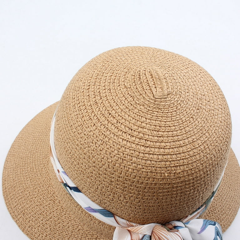 Mens Straw Hats Wide Brim Mens Sun Hat with Neck Flap Oversized