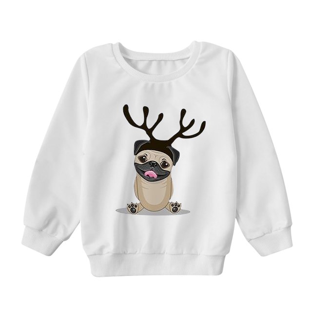 Atuendo para padres e hijos, camisetas de manga larga con estampado navideño y cuello redondo, pulóver, sudaderas para mamá a juego con la familia Fridja nalpqowj843