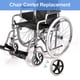 thumbnail image 4 of Ruedas pequeñas de goma para silla de ruedas, accesorios de silla de ruedas que no dejan marcas, 200mm (8 pulgadas), 2 uds., rueda de goma Pp Wh, 4 of 5