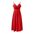 thumbnail image 4 of TJAZFJPA Linen Dress Ladies 2025 Sling Dress Cocktail Dress Long Dress, 4 of 5