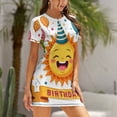 thumbnail image 6 of Happy Sun with Balloons Birthday Summer Dresses For Women Dress Short Sleeves Dress, 6 of 9