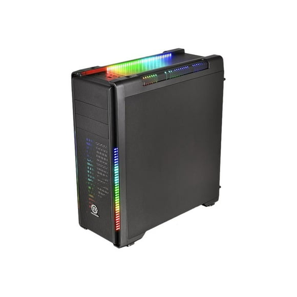 Thermaltake Versa C21 RGB - Tower - ATX - windowed side panel - no power supply (PS/2) - black - USB/Audio