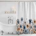 thumbnail image 4 of Poppies Floral Waterproof Fabric Shower Curtain,Spring Botanical Flowers Summer Waterproof Fabric Shower Curtain for Bathroom Curtains Bathtubs Hotel Shower Curtains with 12 Hooks Extra Long 72x96, 4 of 8
