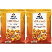 Quaker Popped Cheddar Cheese Rice Crisps - 6.06oz pack of 2