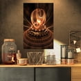 thumbnail image 1 of Modern Fractal Brown Dom - Oversized Abstract Canvas Art, 1 of 3