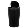 thumbnail image 6 of Hefty Kitchen Trash Can, 12.8 Gallon Plastic Touch Top Garbage Bin with Push Button Lid, Black, 6 of 8