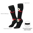 thumbnail image 5 of Mexico-Flag-Map Knee High Socks for Women Long Leg Warmers Socks, 5 of 7