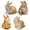 style4, variant on ICERUN 4Pcs Garden Statues,Resin Little Rabbit Sculpture Garden Art,Adorable Look Bunny Yard Decorations Outdoor,Style1