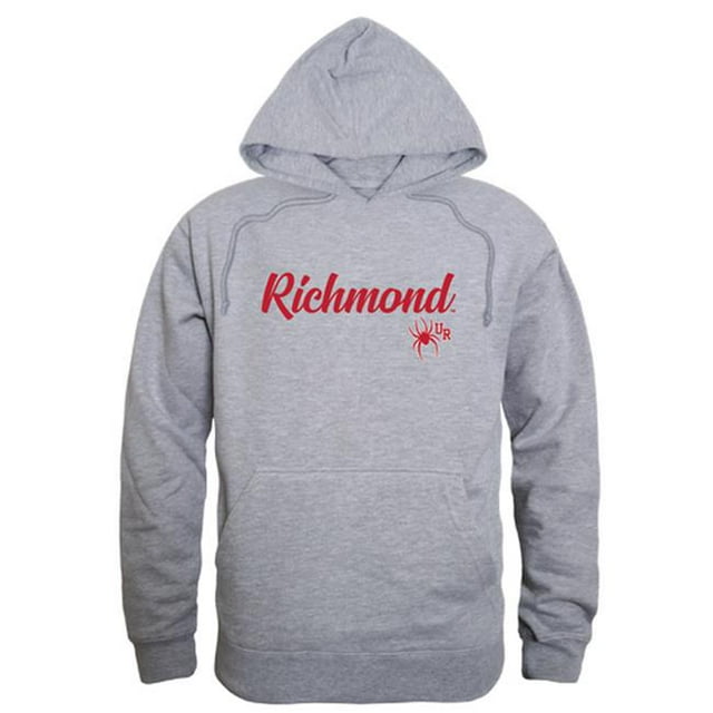 W Republic 558-145-HGY-04 Men Richmond Spiders Script Hoodie, Heather Grey - Extra Large