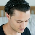 thumbnail image 3 of Square 8-Pack No-Slip Grip Headbands with Comb Teeth - Classic Black Skinny Plastic Headbands for Women & Men, Secure Hold Hair Accessories for All Hair Types , Black, 3 of 7