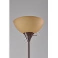 thumbnail image 5 of Mainstays 72'' Brown Combo Floor Lamp with Reading Light, Modern Design, 5 of 8