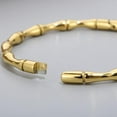 thumbnail image 6 of Stainless Steel Bamboo Style Classic Plain Open Clasp Bangle Bracelet, 6 of 9