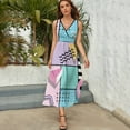 thumbnail image 6 of Memphis Party Sleeveless Dress Women's skirt summer dress Woman clothes, 6 of 7
