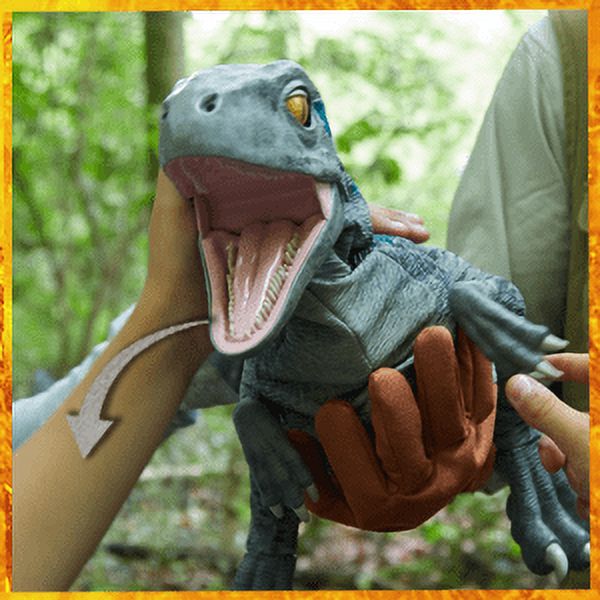 Jurassic World REALFX Baby Blue | Hyper-Realistic Dinosaur Animatronic Puppet Toy | Life-like Movements and Real Movie Sounds | Jurassic World Dominion Official Gifts, Collectables and Toys - image 5 of 13