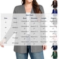 thumbnail image 2 of UQJfacai Lightweight Tunic Cardigan For Women Long Sleeve Open Front Cardigans Fall Elegant Outwear, 2 of 6