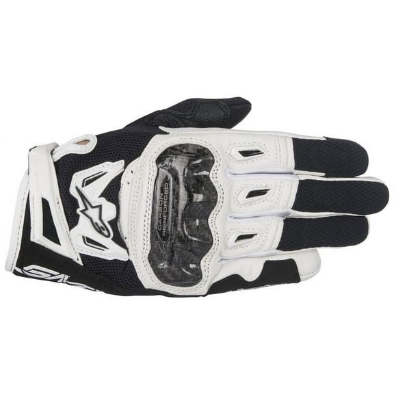 Alpinestars Stella SMX2 Air Carbon V2 Womens Short Gloves Black/White XS