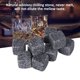 thumbnail image 4 of 9 Uds. Piedras de hielo para vino y whisky, cubos enfriadores de granito reutilizables, rocas enfriadoras para bebidas con caja de madera, 4 of 4