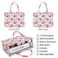 thumbnail image 2 of Large Capacity Tote Bag,Pioneer Flower Floral Print Pattern Handbag Fashion Luxury Tote Bag,15.7"x13"x 5.1" Inches,Laptop Compatible, 2 of 6
