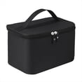 thumbnail image 1 of para Hombre, Bolsa de Maquillaje Impermeable de Tela Oxford para Viaje Fuera del Hogar, Bolsa de Almacenamiento de Cosméticos para Mujer, Color Negro, 1 of 5