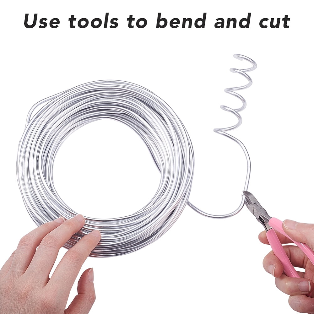 Round Aluminum Wire Silver 7 Gauge 3.5mm 500g/bundle DIY
