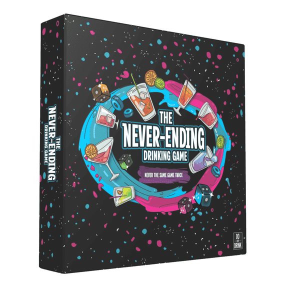 Do Or Drink The Never-Ending Drinking Game - Hilarious 21  Adult Party Board Game with Dice Dares & Drinks for 2-8 Players | Fun for House Parties, Pregames, Birthdays & College Nights
