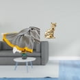 thumbnail image 2 of Manta de punto,Manta de punto decorativa para el hogar,Manta nórdica de estilo rústico,suave y reconfortante,Figura de escritorio,Estante de estatua de gato para, 2 of 8