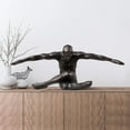 thumbnail image 7 of Hi-Line Gift Ltd. Stretching Human Sculpture Resin Home Decor Contempory Tabletop Ornament, 7 of 7