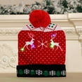 thumbnail image 2 of LED Christmas Knitted Hat Light Up Beanie Cap Novelty LED Winter Snow Funny Hat for Adult Children Women Men Kids, 2 of 7