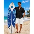 thumbnail image 2 of COOFANDY Beach Shirts for Men Linen Button Down Shirts Lightweight Summer Vacation Shirt, 2 of 6