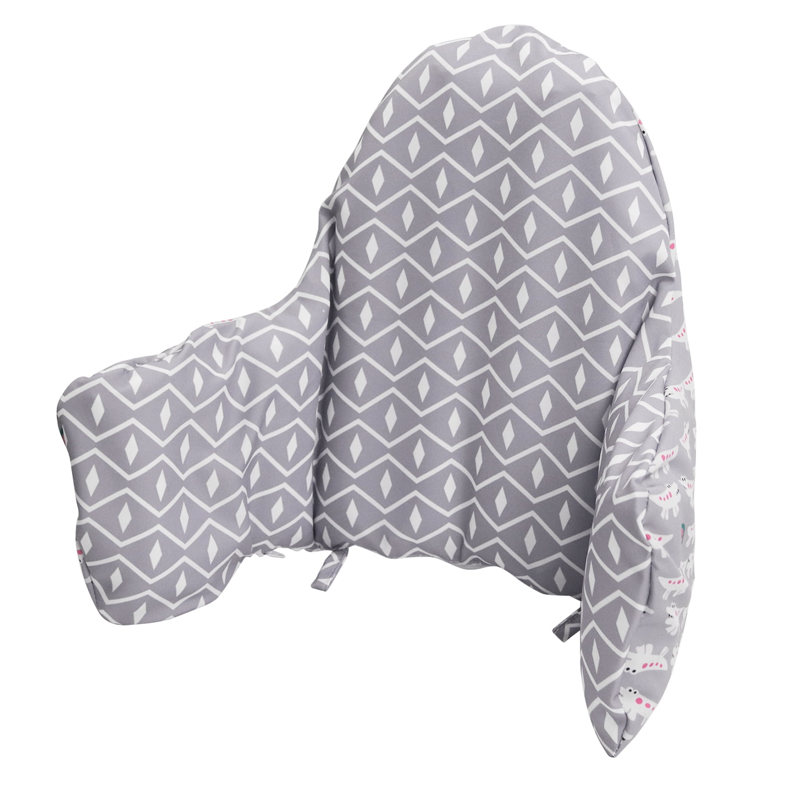 High Chair Cushion, Type High Chair Cover Pad, Highchair Cushion for Ikea Antilop Highchair, Pad for High Chair, Built-in Inflatable Cushion, Baby Sitting More Comfortable ( Cute Crocodile Pattern)