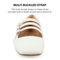 thumbnail image 6 of Journee Collection Womens Darlin Tru Comfort Foam Multi Strap Square Toe Flats, 6 of 7