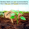 thumbnail image 5 of 50 Pcs Plante Signes Bambou, Bouchon de Plante en Forme de T Étiquetage Stick-in Étiquettes, 5 of 5