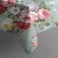 thumbnail image 3 of Pioneer Flower Floral Print Pattern Rectangle Tablecloth 60"x84",Waterproof Polyester Rectangle Table Cloth, Wipeable Spillproof Polyester Tablecloth for Dining, Camping, Indoor and Outdoor, 3 of 5