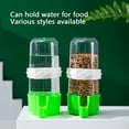 thumbnail image 5 of Anuirheih Automatic Bird Feeder Bird Waterer and Feeder Parakeet Hanging Food Dispenser Bird Cage Accessories for Birds(4.3×5.8×2.5inch), 5 of 8