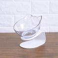 thumbnail image 2 of Cuenco antideslizante para gatos con soporte elevado El cuenco de comida para gatos y perros pequeños está inclinado 15° para proteger la columna cervical del animal., 2 of 8