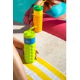 thumbnail image 4 of COOLGEAR GO GRIP 24oz 2-PackRetro Squishy Water Bottle | Cute Printed Design, Foam Grip, Resealable Bendy Straw | Dishwasher Safe - Summer Drinkware for Kids, Adults, Gifts - Pink & Bubble Green, 4 of 11