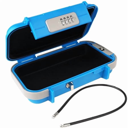 Portable Safe Box Travel Safe Box Large Capacity Security Lockbox Code Waterproof Key Lock Box Multiple Options Available