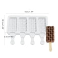 thumbnail image 1 of Molde para paletas de hielo celular, molde de silicona para helados, molde para helados de bricolaje, funcionalidad de alta precisión, 1 of 8