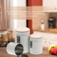 thumbnail image 3 of FESTFENDS 3Pcs Tea Tins Canister for People Who Love Metal Storage Jar, 3 of 7