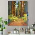 thumbnail image 4 of Redwood Forest Path Canvas Wall Art，Perfect for Living Room， Bedroom， Office， Hallway， and Bathroom Decor, 4 of 8