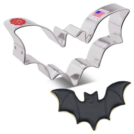 Ann Clark Bat Cookie Cutter 4.9", Made in USA