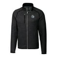 thumbnail image 2 of Men's Cutter & Buck Heather Charcoal San Antonio Missions Mainsail Sweater-Knit Full-Zip Jacket, 2 of 3