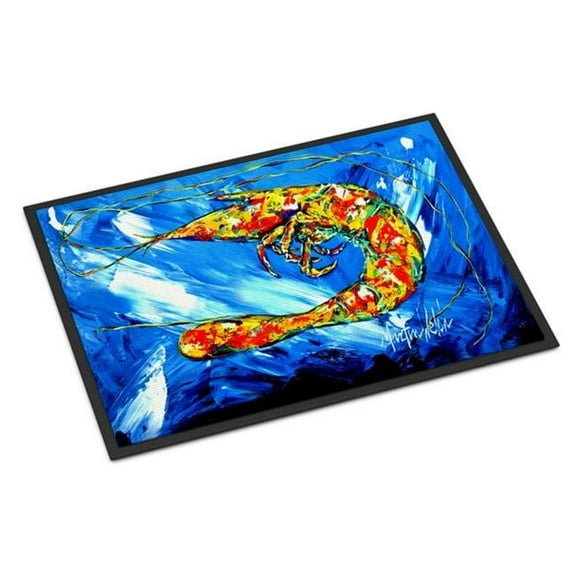 Ice Blue Shrimp Indoor or Outdoor Mat, 24 x 36 in.