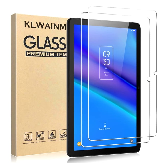 Protector de pantalla de vidrio templado KLWAINM para TCL TAB 10 5G, 10.1", paquete de 2