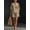 Khaki color, variant on Women's Two-piece V-neck 3/4-sleeve Top with Shorts Set, Casual Wear, Suitable for Summer Beach Vacation