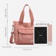 thumbnail image 3 of Bolsa cruzados de nylon de mujer casuales Moda portátil para el trabajo (rosa) Sywqhk Para Estrenar, 3 of 9