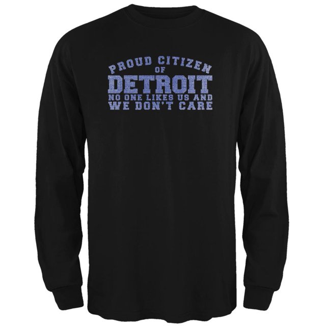 Fier Que Personne n'Aime le T-Shirt Noir à Manches Longues Adulte