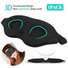 Travel Sleep Eye Mask 3D Memory Foam Padded Shade Relax Sleeping Blindfold Plugs